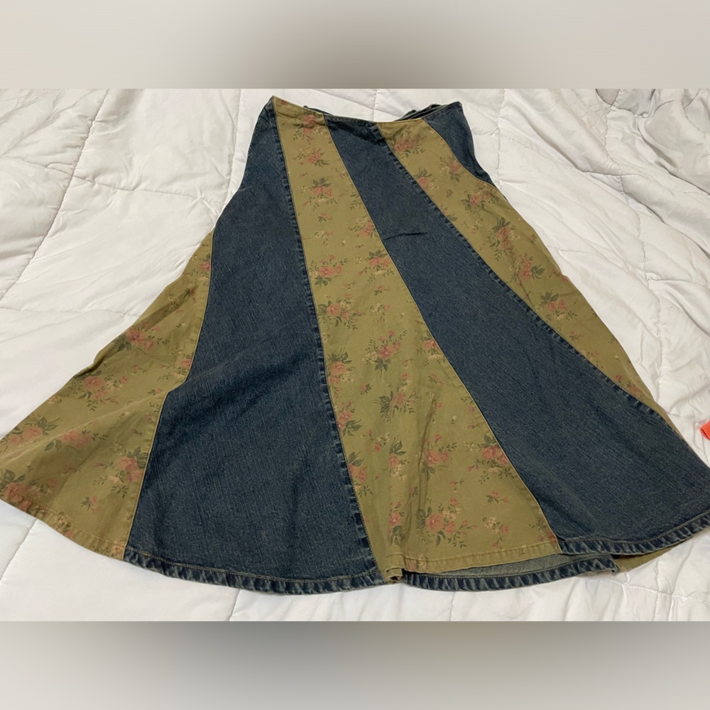 Long skirt with flowers size 10 petite